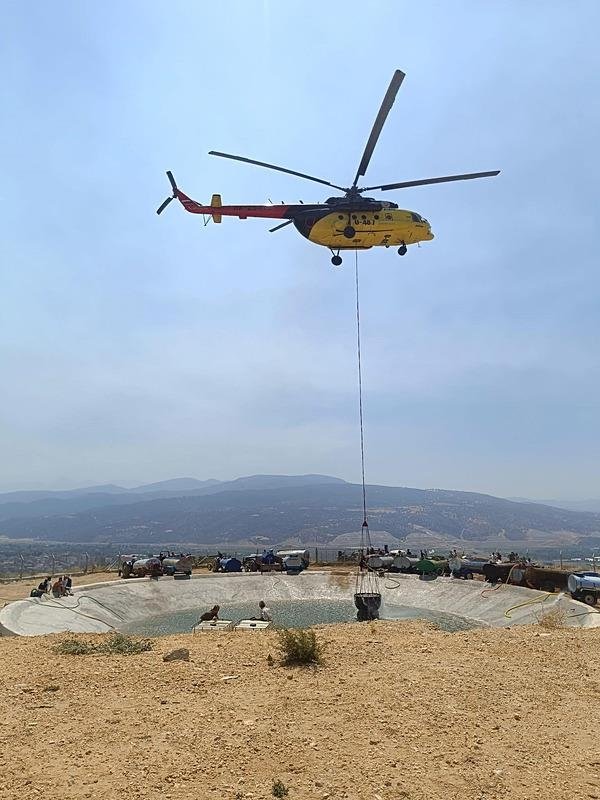 Denizli’de alevlere mücadele!