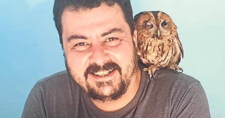 İş adamının yolunu kesip yaralı baykuş verdiler