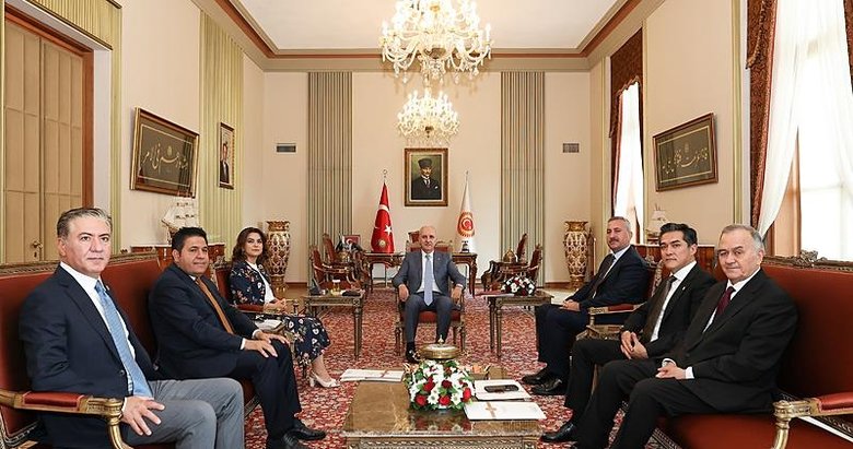 Kurtulmuş, Meclis Başkanvekilleri ile bir araya geldi