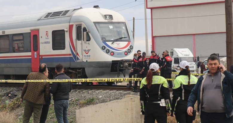 Denizli’de trenin çarptığı adam hayatını kaybetti