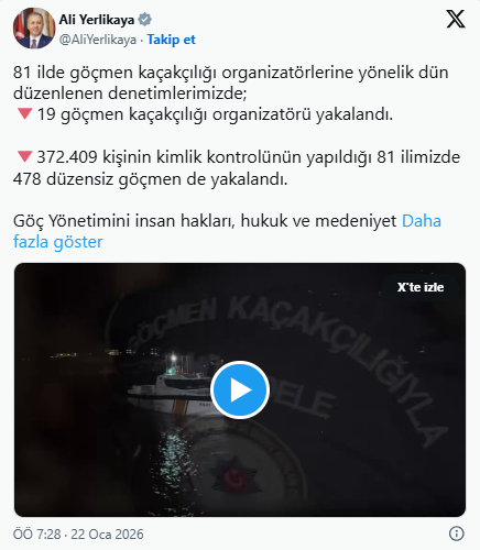 Bakan Yerlikaya duyurdu! 81 ilde dev operasyon