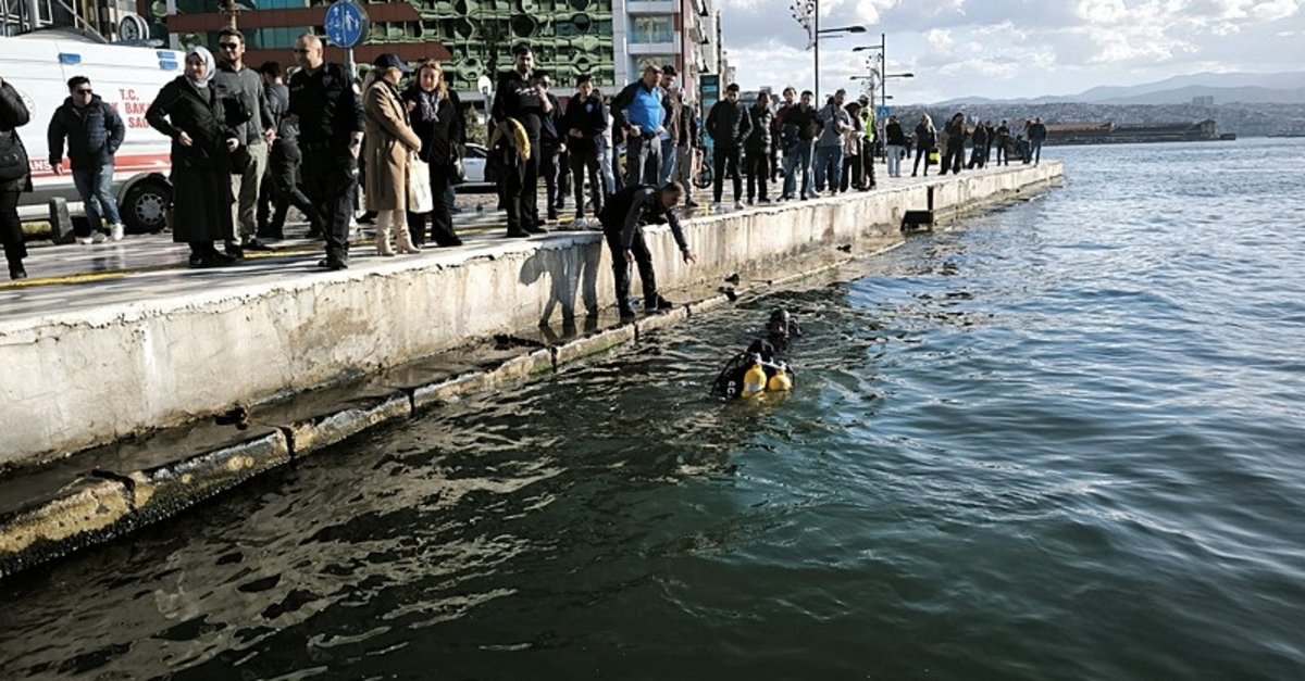 İzmir'de denize düşen vatandaştan acı haber!