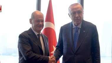 Başkan Erdoğan, Almanya Başbakanı Scholz’u kabul etti