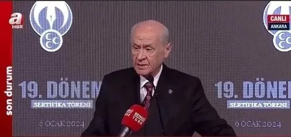 MHP Siyaset Okulu sertifika dönemi! Devlet Bahçeli’den önemli açıklamalar