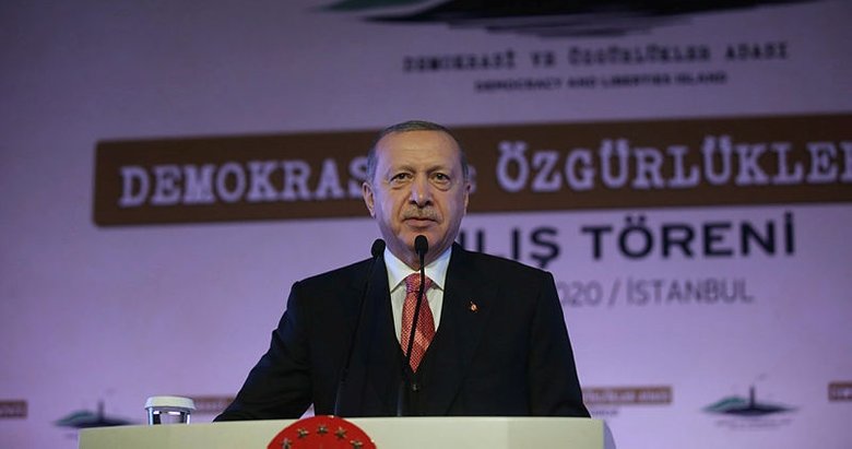 Son dakika: Demokrasi ve Özgürlükler Adası açıldı! Başkan Erdoğan’dan önemli açıklamalar