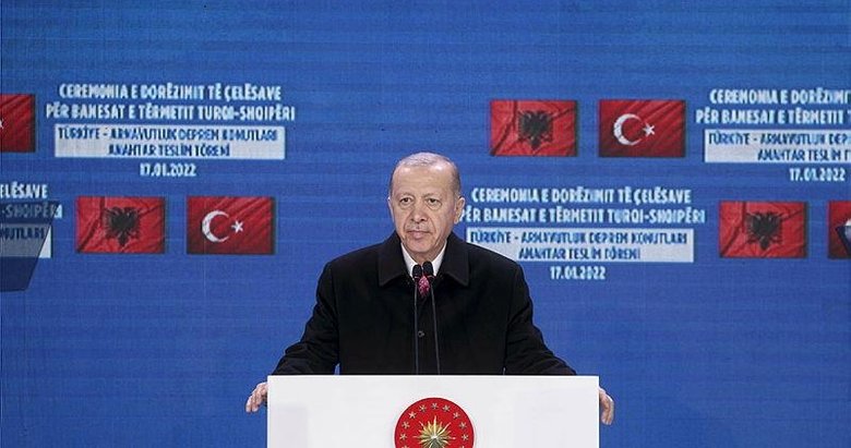 Başkan Erdoğan’dan Arnavutluk’ta önemli mesajlar