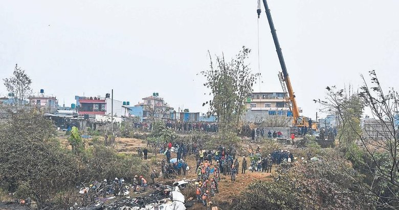 Nepal’deki uçak kazasında kayıp 4 kişi aranıyor