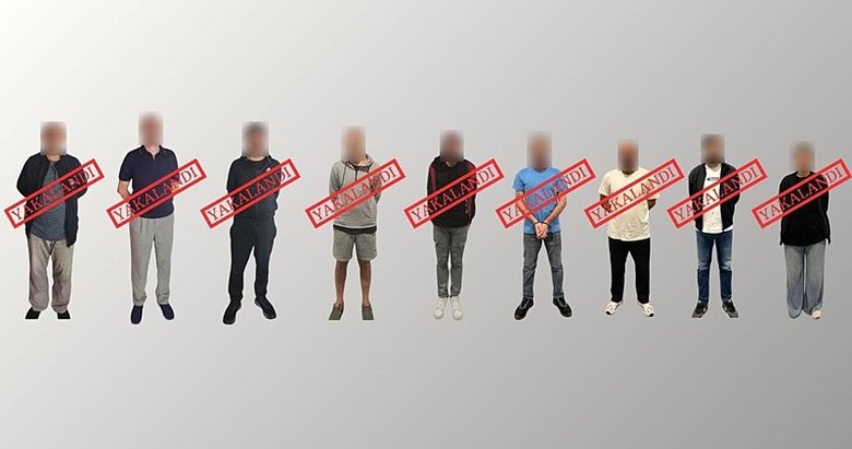 Kırmızı bültenle aranan 9 suçlu Türkiye’ye getirildi