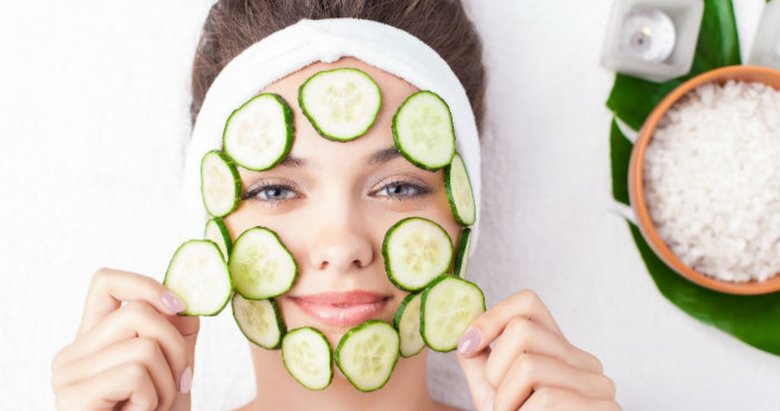 Güzelliğin sırrı salatalıkta saklı