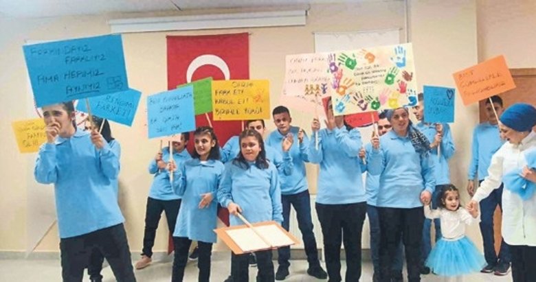 Bakanlıktan otizmde farkındalık etkinliği