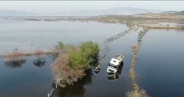 Aydın’da zamanla yarış! Taşkın sularının ortasında kaldı