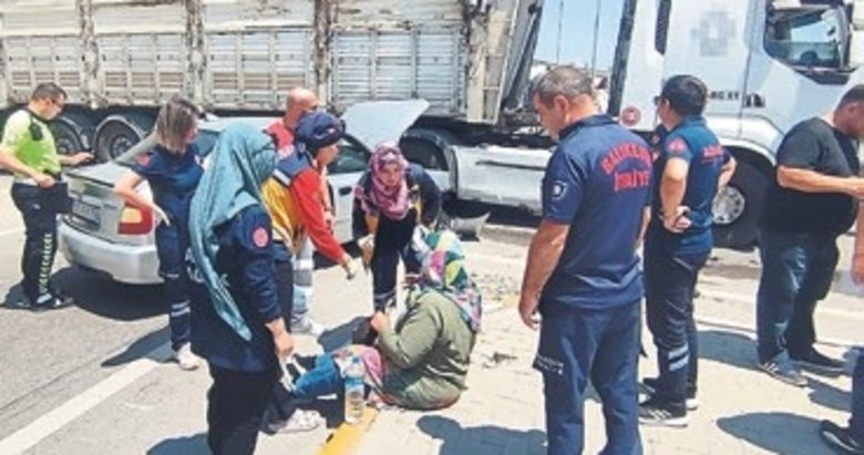 Korozman Kavşağı’nda bir kaza daha yaşandı