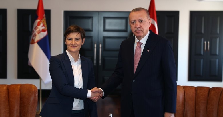 Başkan Erdoğan, Sırbistan Başbakanı Brnabic’i kabul etti