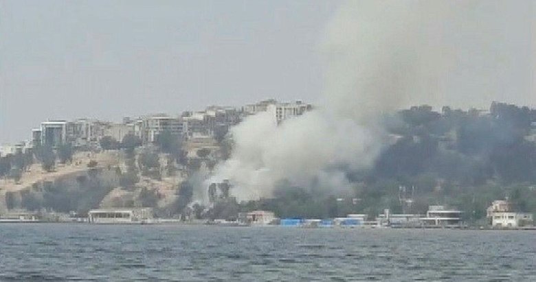 İzmir’de otluk alanda korkutan yangın