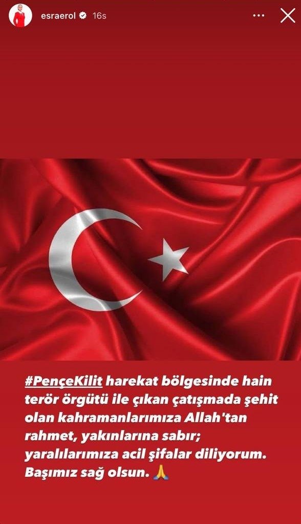 Ünlü isimlerden şehitlerimiz için taziye mesajları