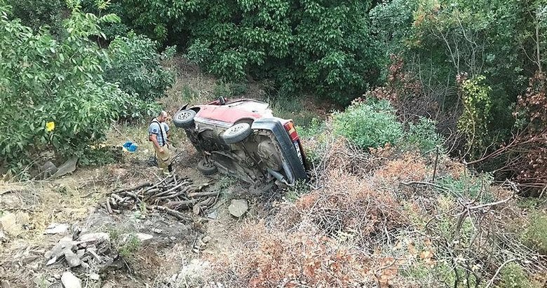 Tire’de otomobil uçuruma yuvarlandı: 1 ölü
