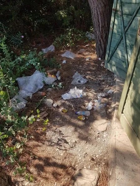 Milli parkı çöplüğe çevirdiler! Yakışmayan görüntüler