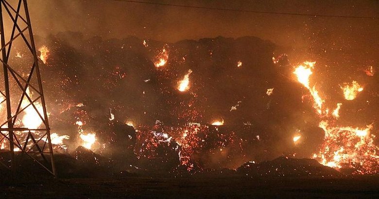 Afyonkarahisar’da biyokütle enerji santralindeki yangın kontrol altına alındı