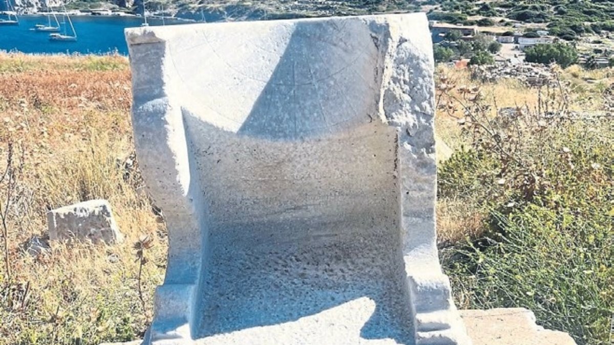 Knidos’un güneş saati zamana meydan okuyor