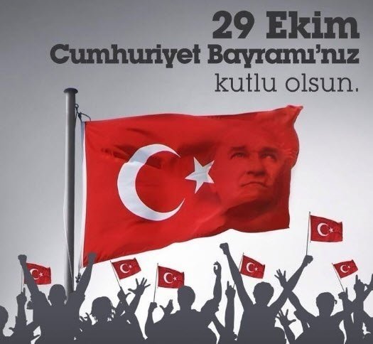 29 Ekim mesajları ve sözleri! Resimli 29 Ekim Cumhuriyet Bayramı coşku ile kutlama mesajları