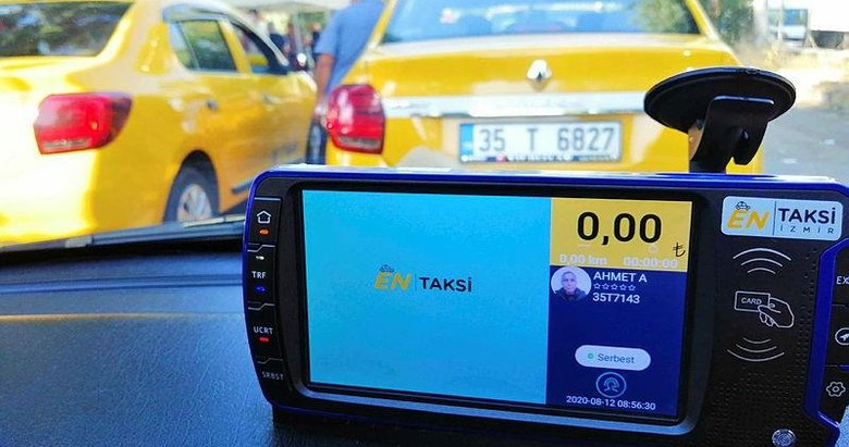 İzmir taksilerinde dijital dönem! Temassız ödeme başladı