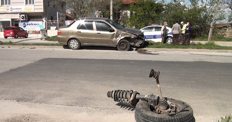 Kütahya’da trafik kazası: 1 yaralı