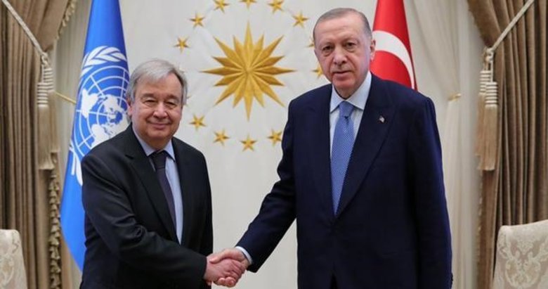 Başkan Recep Tayyip Erdoğan’dan kritik temas: BM Genel Sekreteri Antonio Guterres ile görüştü