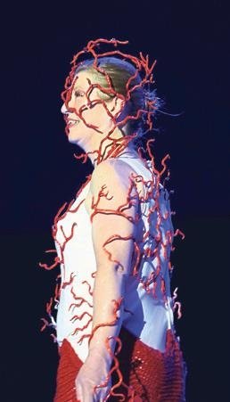 Camdan tasarlanan giysiler büyüledi