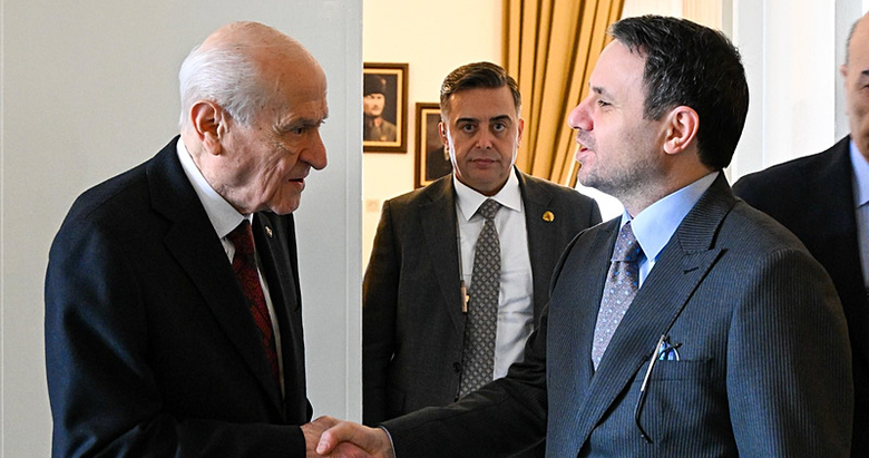 Adalet Bakanı Gürlek’ten MHP Genel Başkanı Bahçeli’ye ziyaret!