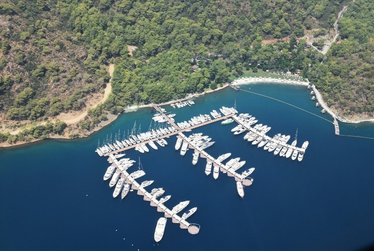 Muğla kıyılarına uçan gözlü denetim