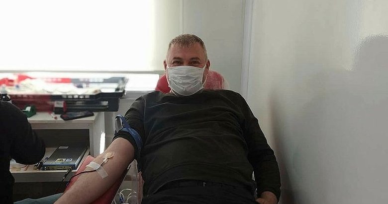 Kan bankası gibi donör! 47’nci kez kan bağışında bulundu