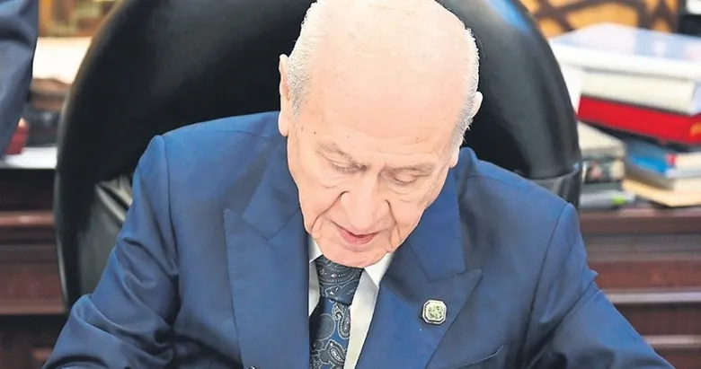 Çerçeve yasa teklifine Devlet Bahçeli’den imza