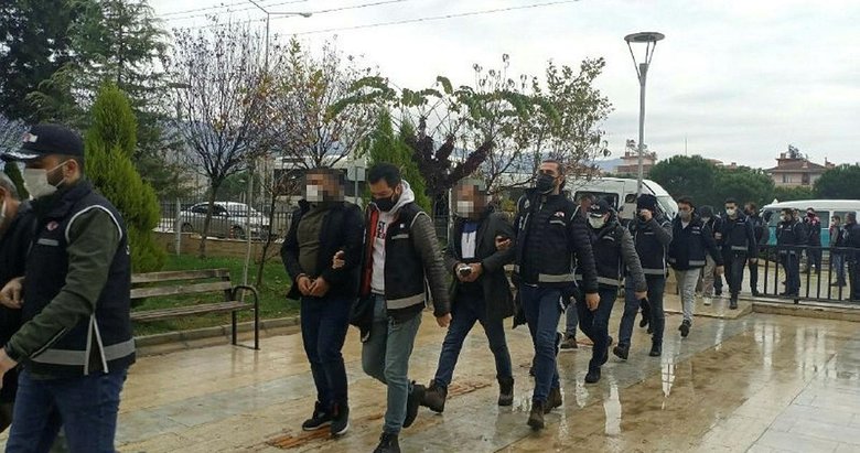 Tırpan operasyonunda İzmir’de 11 tutuklama