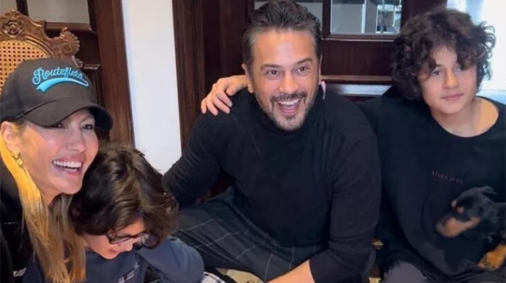 Çağla Şıkel ve Emre Altuğ, çocukları Uzay’ın doğum gününü kutladı