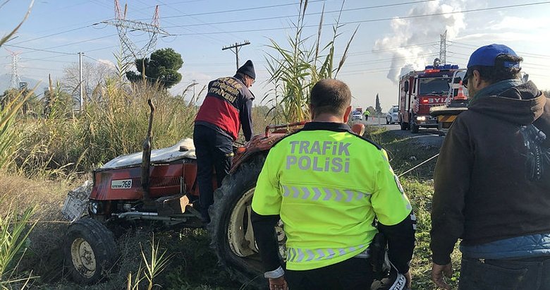 Aydın’da kamyonetle traktör çarpıştı: 1 ölü, 2 yaralı