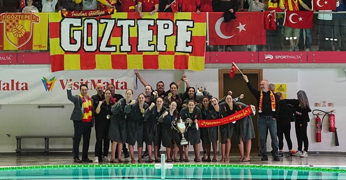 Göztepe Kadın Sutopu Takımı, Avrupa Challenger Kupası'nı kazandı!