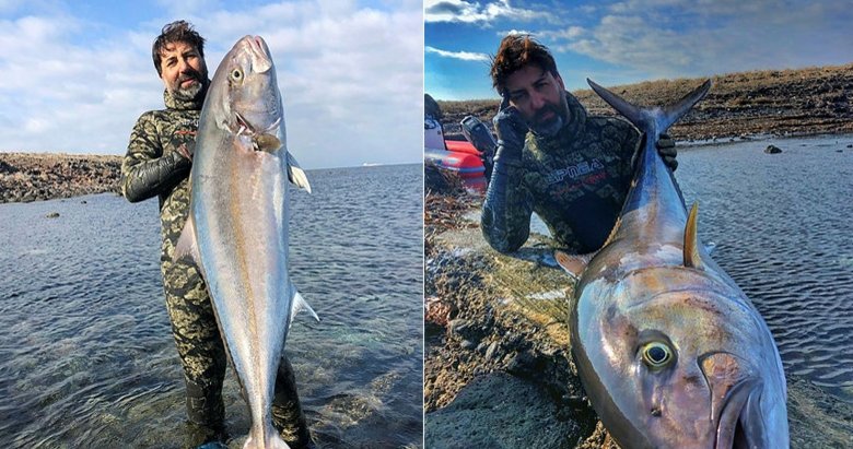 Çanakkale’de avladığı balık şaşırttı! 1,5 metre boyunda 27 kilo