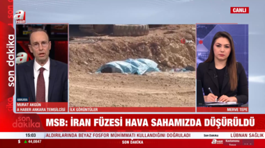 MSB: İran’dan Türk hava sahasına giren bir balistik füze imha edildi