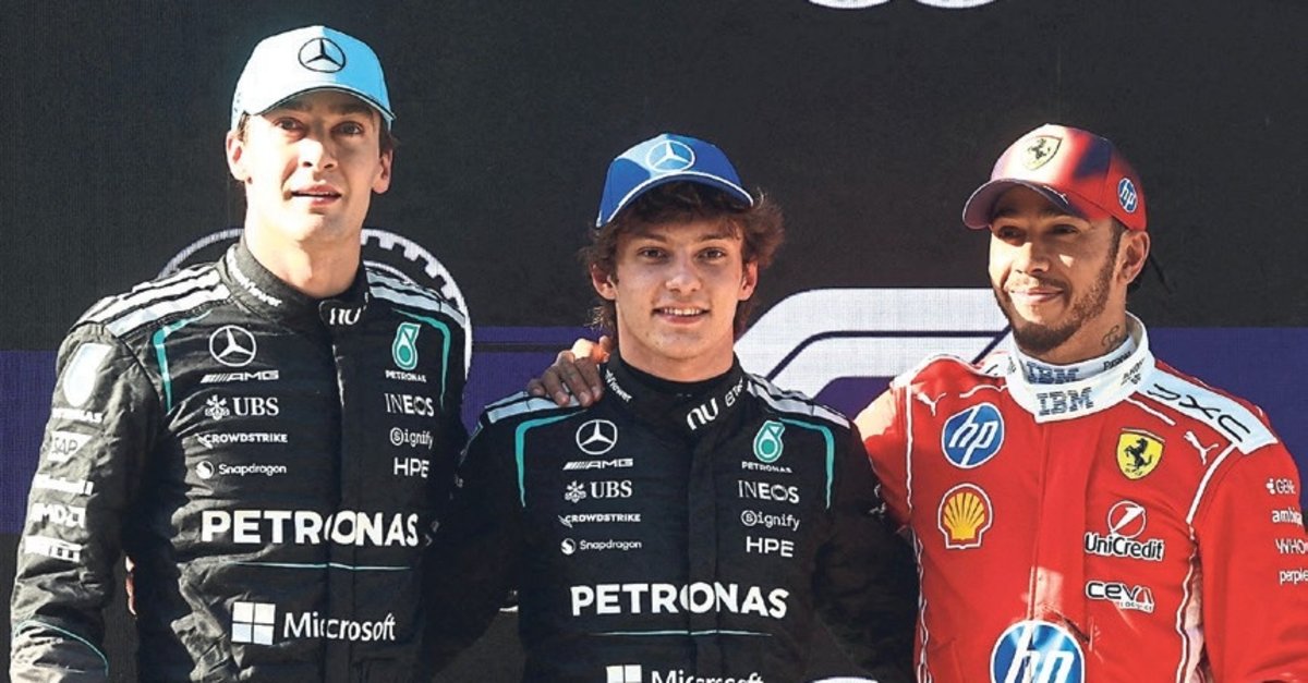 Çin Grand Prix’sinde ilk sıra Antonelli’nin