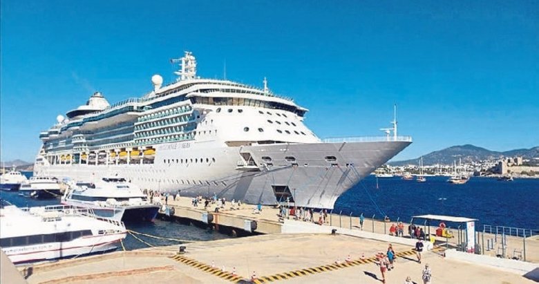Bodrum Limanı’na 2 bin 253 turist geldi