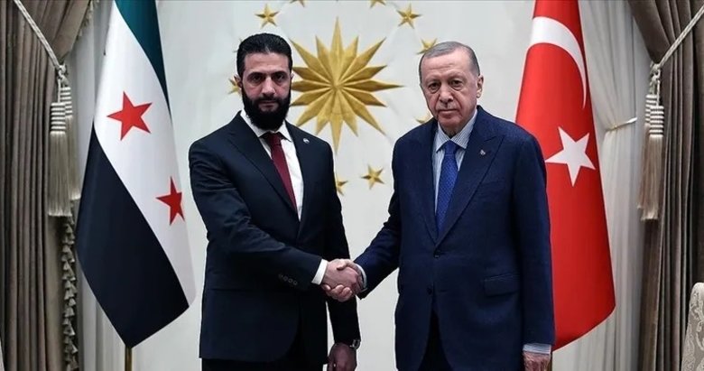 Başkan Recep Tayyip Erdoğan Şara ile görüştü