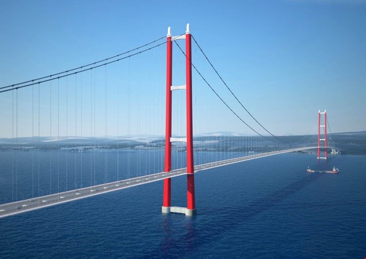 Dünyanın en büyüğü olacak 1915 Çanakkale Köprüsünde yeni gelişme