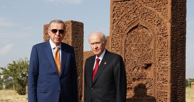 Başkan Erdoğan ve Bahçeli'den Ahlat'taki Selçuklu mezarlığına ziyaret
