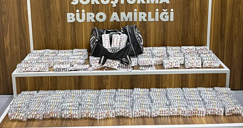 İzmir’de binlerce sentetik ecza ele geçirildi!