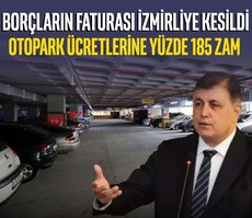 İzmir’de otopark ücretlerine yüzde 185 zam!