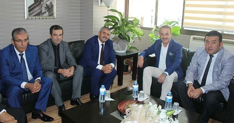 MHP’li yeni başkana ziyarette yerel seçimler konuşuldu