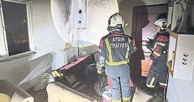 Efeler’de çıkan yangında faciadan dönüldü