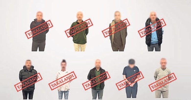 Kırmızı bültenle aranan 9 suçlu Türkiye’ye getirildi
