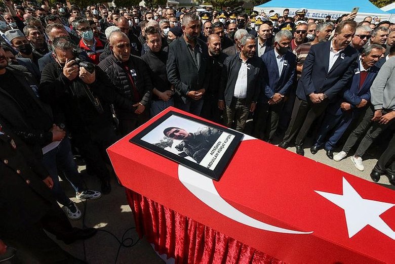 İzmir’de Şehit Piyade Asteğmen Abdullah Kürşat Kupşen’e gözyaşları ve dualarla veda