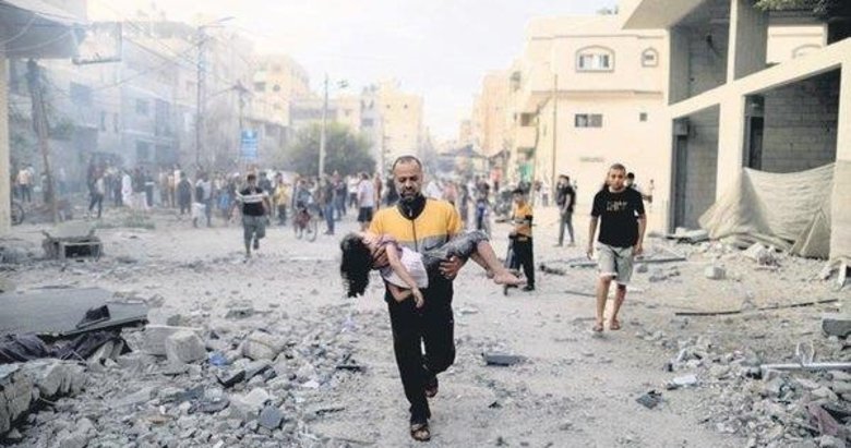 İşgalci İsrail kaçan sivillerin konvoylarına ölüm yağdırdı